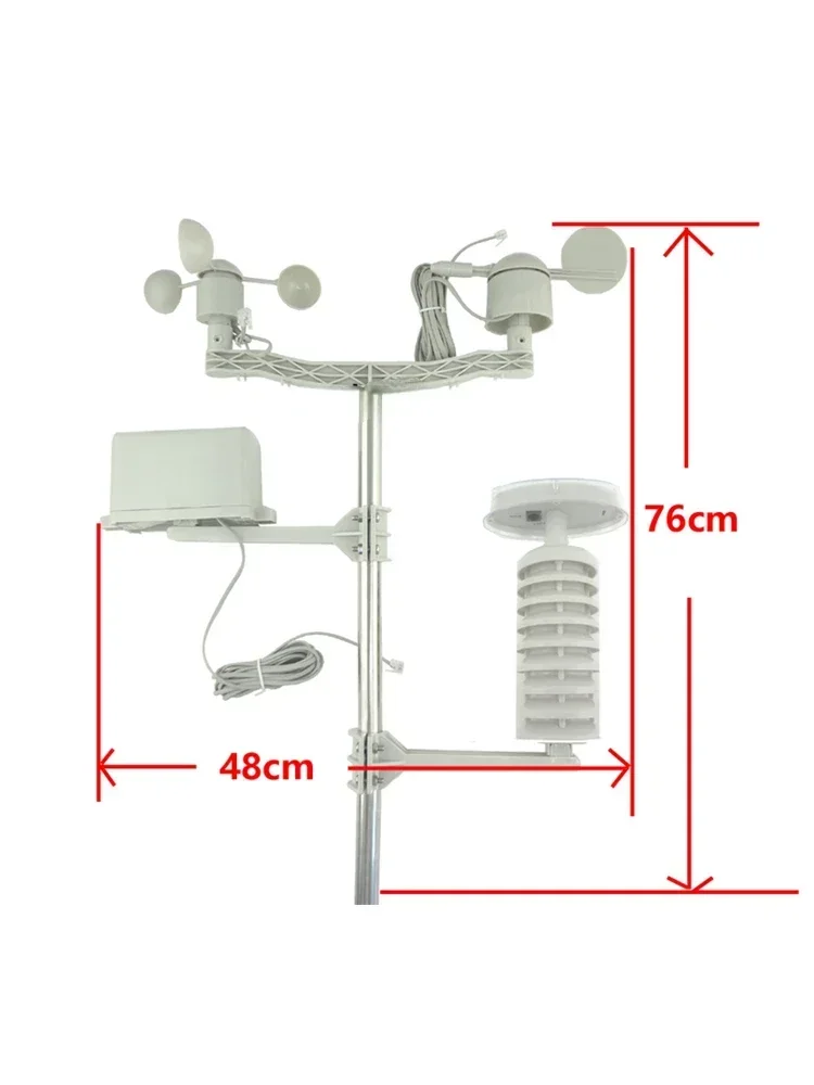 Accessories: Outdoor Parts, Anemometer, Wind Direction Meter, Temperature and Humidity, Rain Gauge