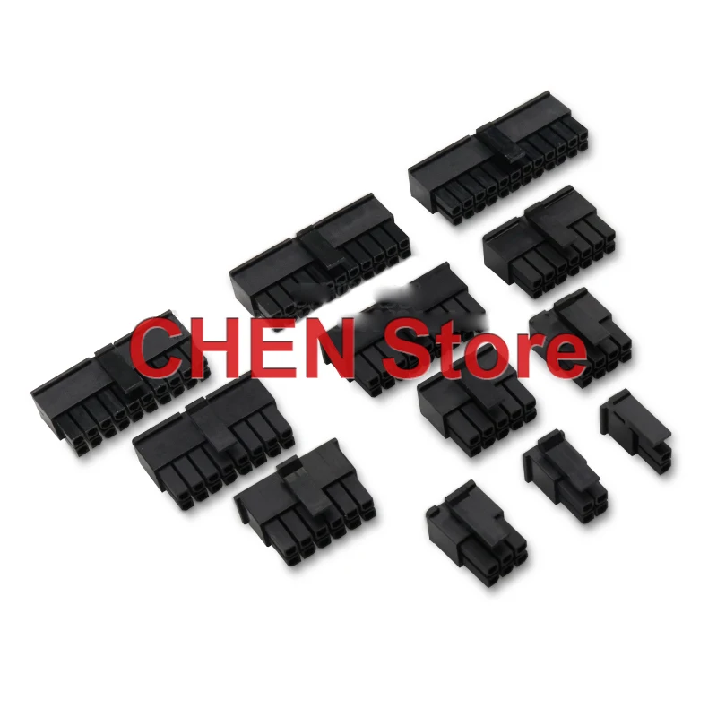 

100PCS NEW MX3.0MM Male Plastic Shell Double Row Connector Small 5557 Male Plastic Shell Plug 2P 4P 6P 8P 10P-24P Connector