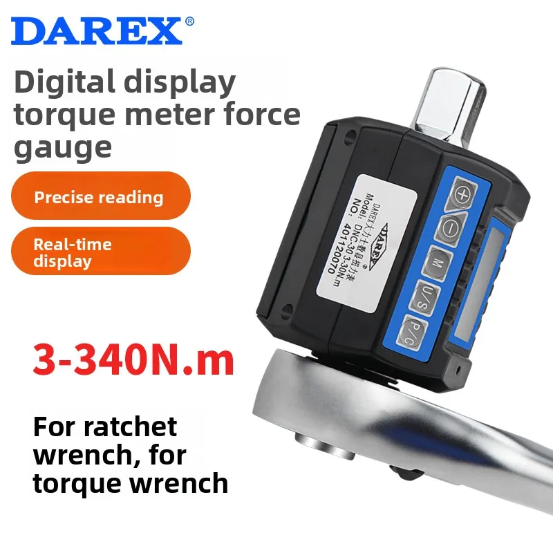

DAREX Ratchet Wrench Digital Display Torque Tester 3 - 200N.m Dynamometer for Precise and Stable Torque Measurement