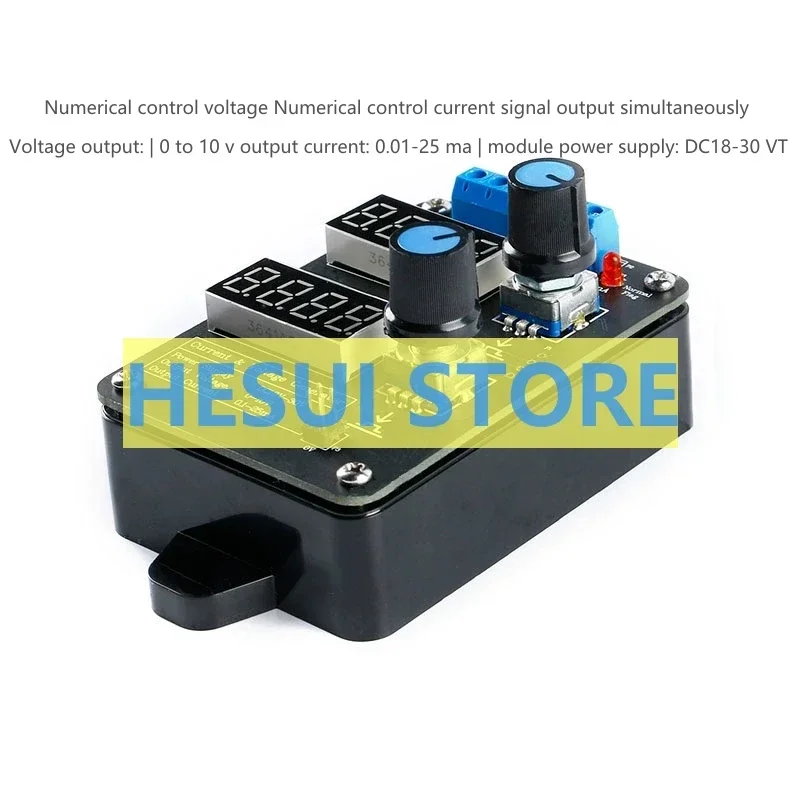 High precision handheld 0-5V-10V 0-4-20-25mA voltage source current source signal generator output simultaneously