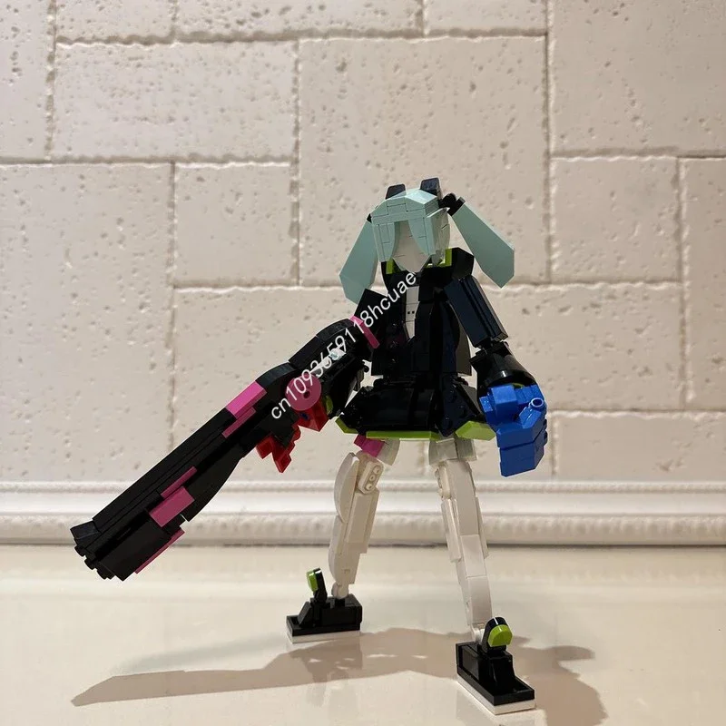 

366 деталей MOC Cyberpunk Edgerunners: Модель Ребекки, конструктор, развивающие игрушки, креативный набор для детей, обучающие кубики, рождественские подарки