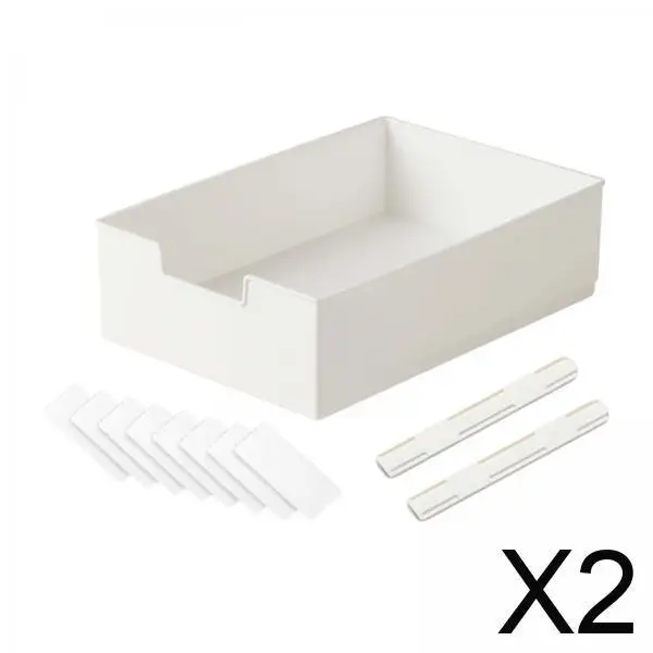 Multifunctional Slide Out Drawer Organizer Cabinet Stackable Plastic Storage Bins for Kitchen Living Room Office