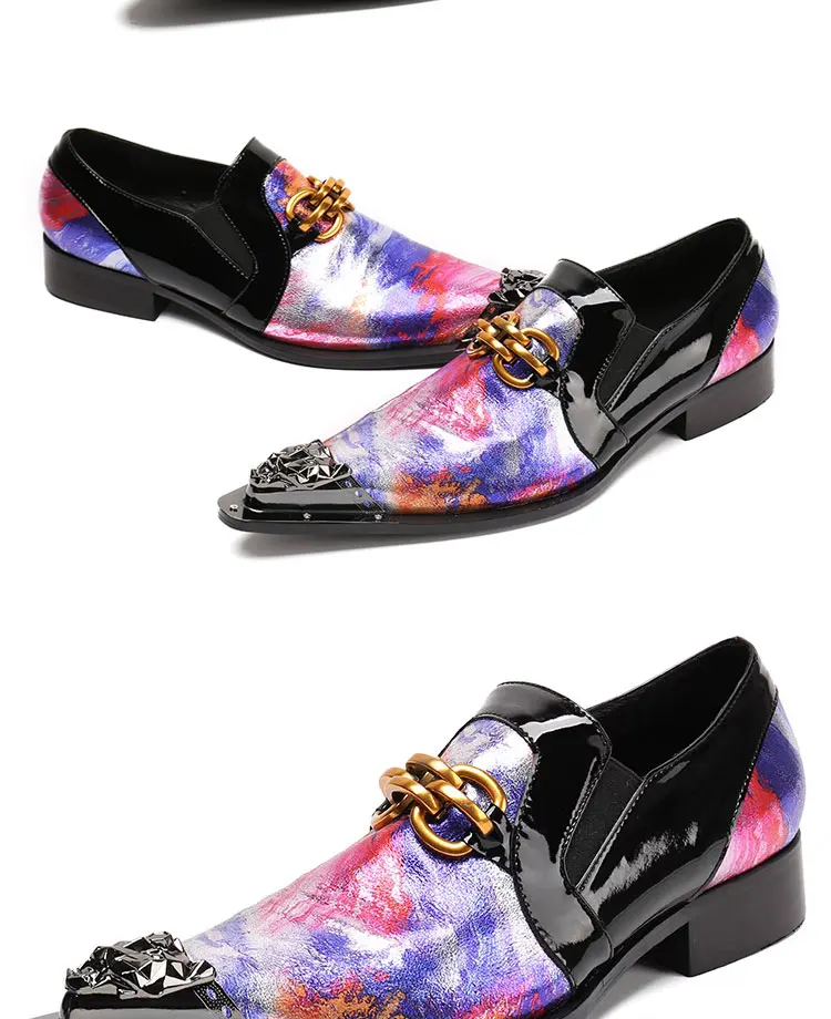 Handgefertigte Herren-Oxfords aus echtem Leder, luxuriöser italienischer Stil, formelle Business-Schuhe, flache Anzugschuhe für Hochzeiten, Bankette und Abendveranstaltungen. – Detail 15