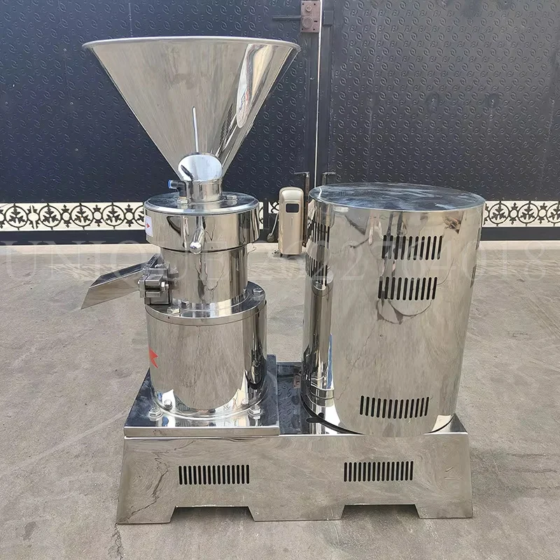 Commercial Peanut Butter Grinding Machine Tahini Grinder Wet Colloid Mill Food Grinding Machine Sauces Tomato Red Bean Grinder