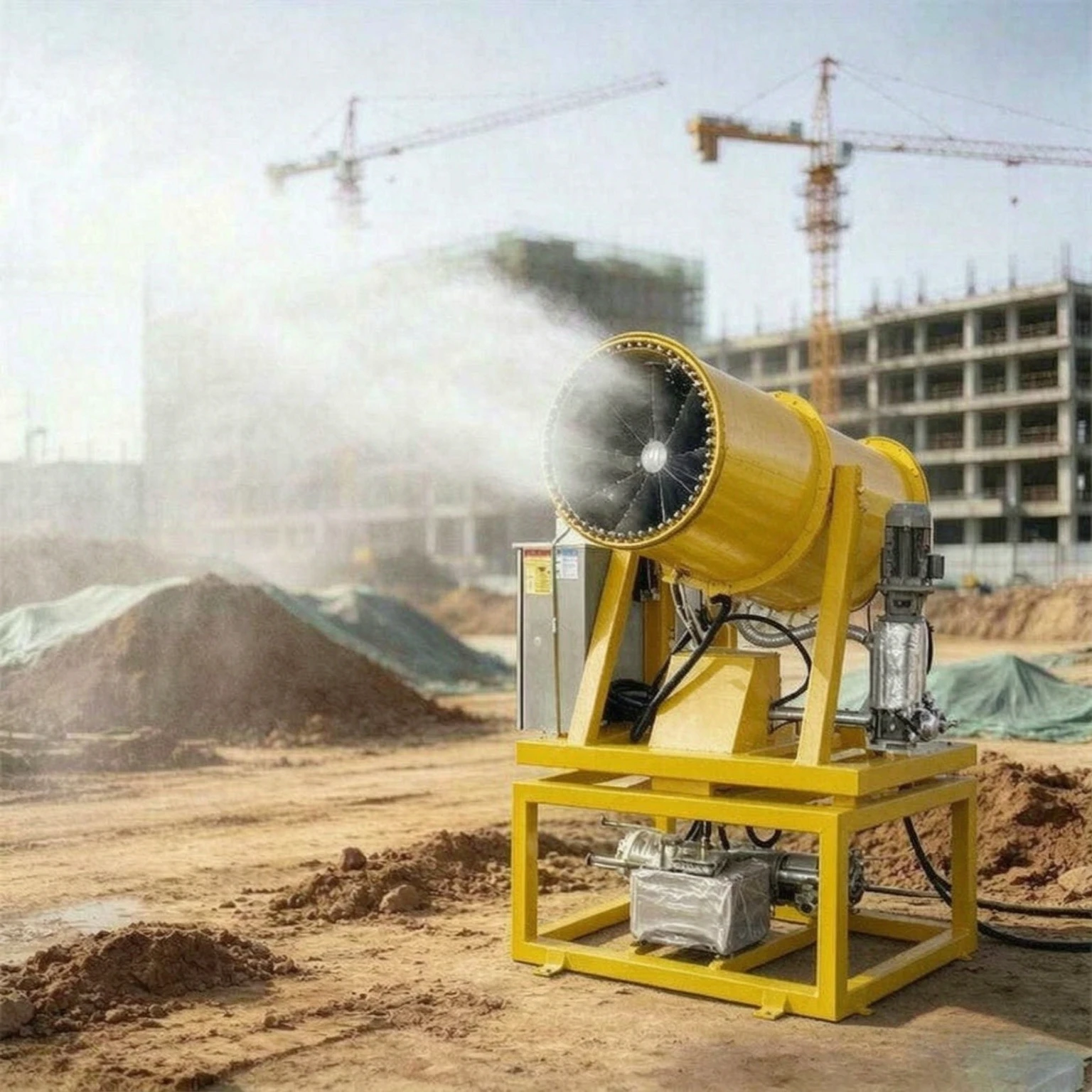 Fog Cannon Machine Mining Dust Suppression Machine Industrial Fog Cannon with Remote Control for Quarry Construction Site