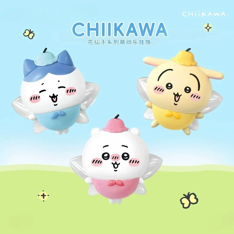 CHIIKAWA Flower Fairy Series Sprouting Bag Hanging Gift Cute Cartoon Bag Decoration Hanging ornaments Usagi Hachiware