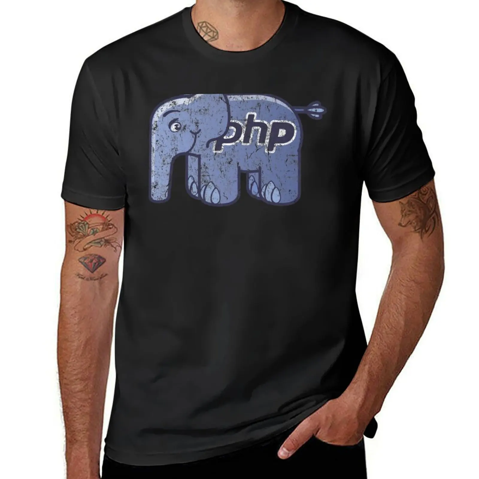 

Vintage PHP ElePHPant Logo Classic T-Shirt oversizeds for a boy customs T-shirt men