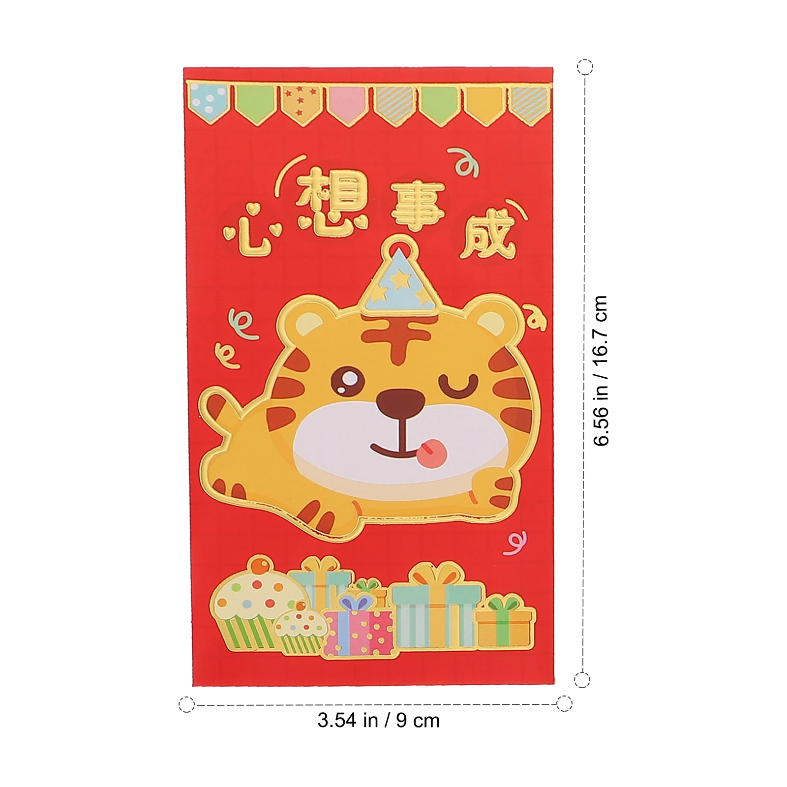 

36pcs Cartoon Red Envelope Money Bag New Year Envelopes Chinese Festival Gifts Wedding Birthday Prosperity Blessings Paper