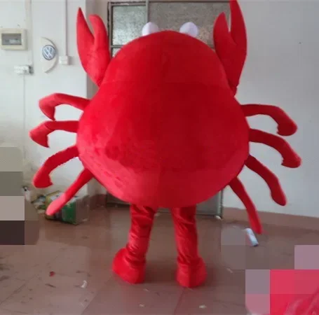 Christmas Red Crab Mascot Costumes Unisex Cartoon Apparel Cosplay Custom Made Adult Size