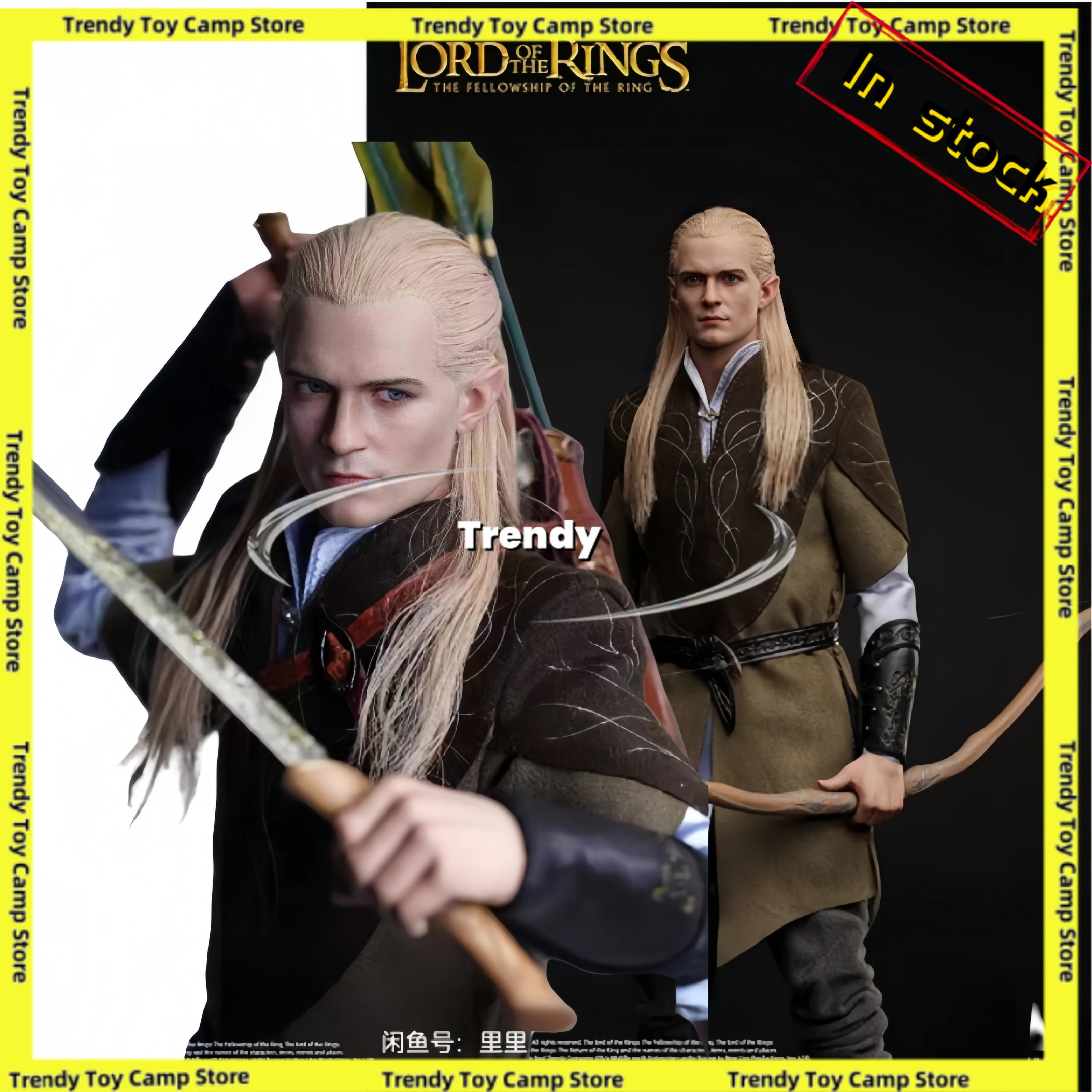 

【Spot 】The Lord of The Rings The Fellowship of The Ring Legolas 1/6 Rooted Hair Deluxe Version Anime Action Toy Gift Collection