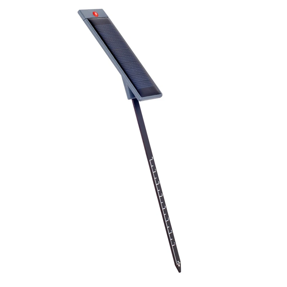 

Plant water shortage indicator with soil moisture sensor and solar power for accurate moisture detection in plants