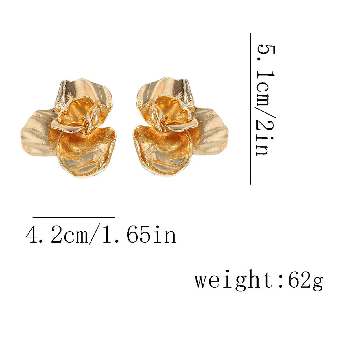 2024 New ZAA Vintage Silver Stereoscopic Metal Flower Earrings for Women Holiday Party Jewelry Gifts