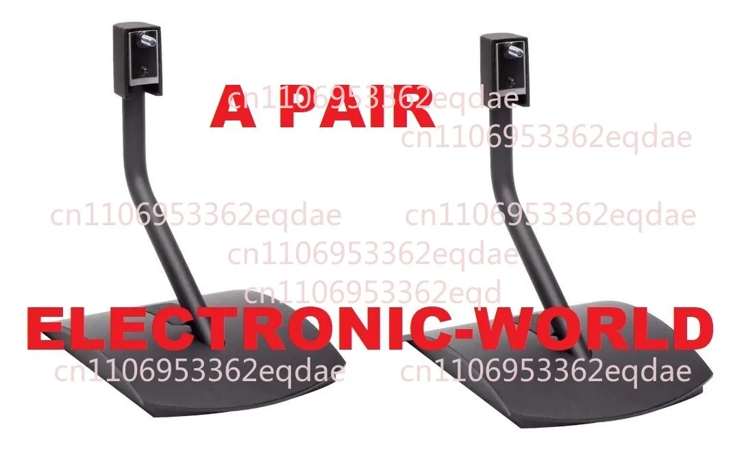 

2 MINT FOR Bose Black Speaker Table Stands Bracket Mounts Pair