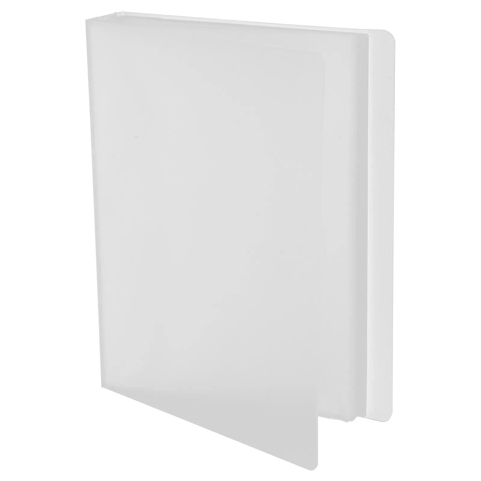 

1 Transparent Pe Storage Book for Photos Receipts Tickets Business Cards Organizer Album Scrapbook Page Photo Book Portable