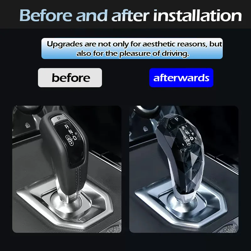 For Range Rover Sport 2014-2017 Crystal Gear Shift Knob Psychedelic Crystal Gear Handl gear shift knob gear rod