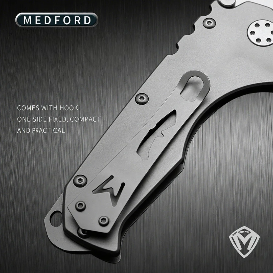 Medford - Heavy-duty Folding Knife, High-hardness D2 Blade, Portable Backpack Camping Travel Knife, Sharp Fruit Knife - view 5