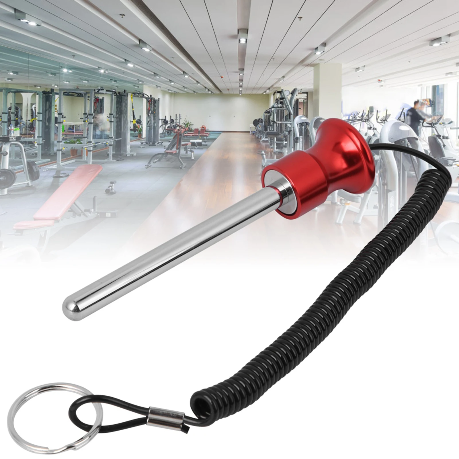 Magnetic Weight Stack Pin with Pull Rope Strength Training Equipment Accessories