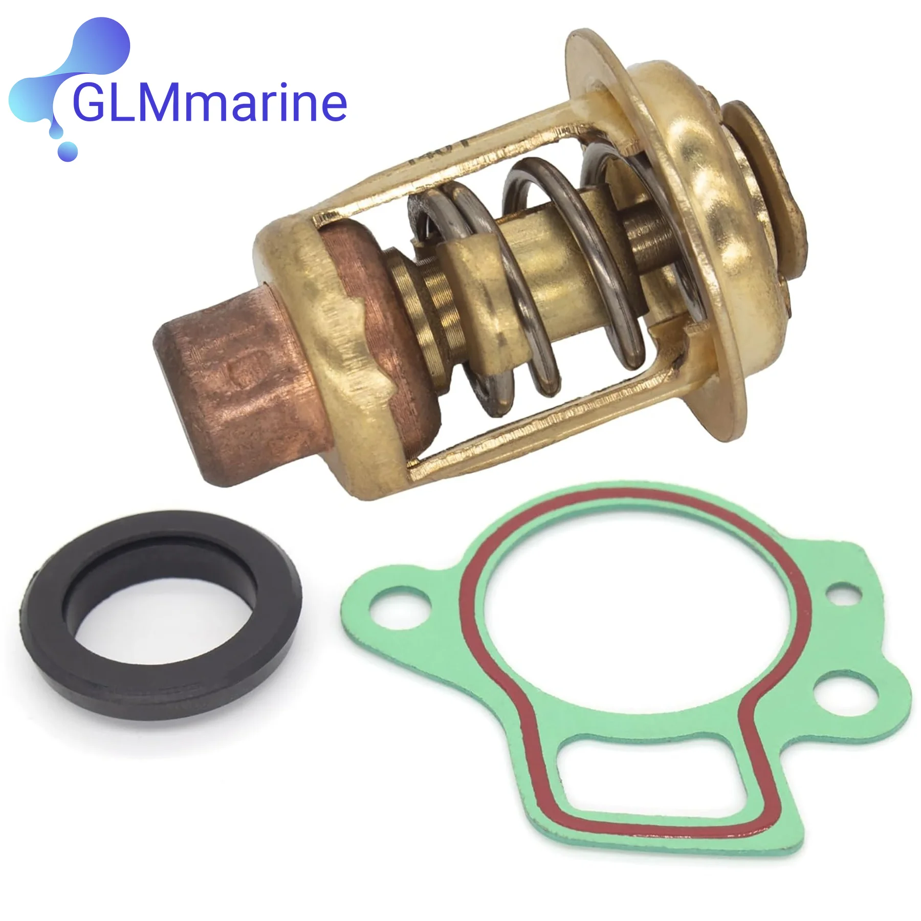 825212A1 Thermostat & Gasket Kit for Mercury Marine 4 Stroke 8 to 40 HP Outboard Motors 825212001 855676003 825212T02 855676A1