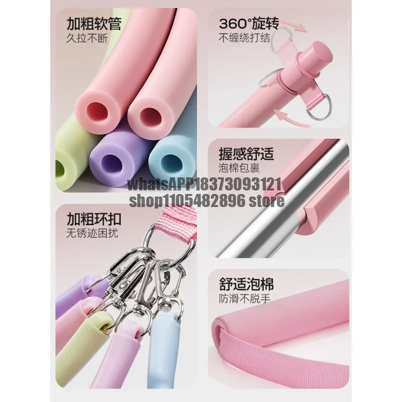 Tension rope practice Back hanging door High pull-down trainer Elastic belt Elastic rope Open shoulder fitness exercise frame