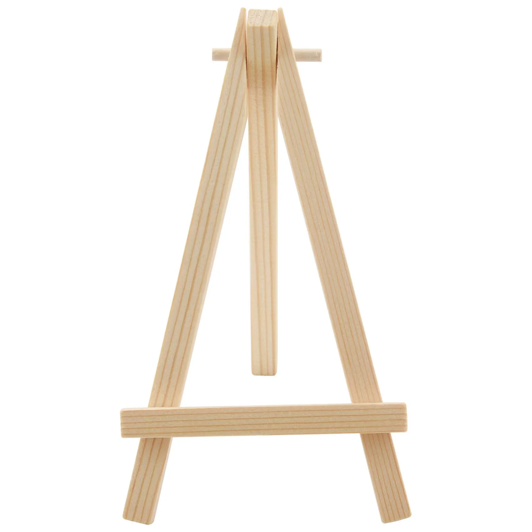 

24 Pack Mini Wood Display Easel Wood Easels Set For Paintings Craft Small Acrylics Oil Projects