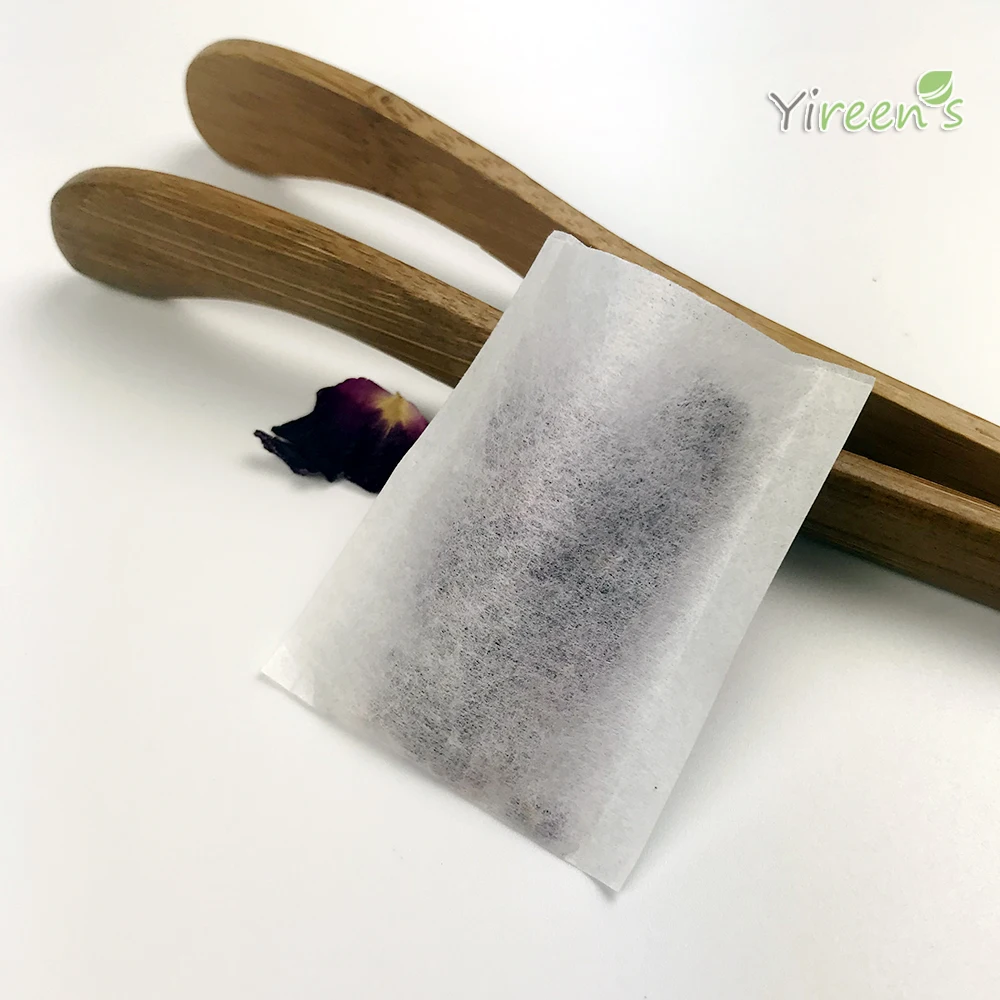 100pcs 60 X 70mm Empty Filter Paper Tea Infusers Disposable Heat Seal Foot Bath Bags Carbon Desiccant Package