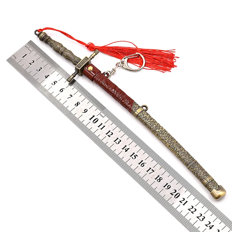 23 centimetri Bloodborne Mille Ombra Coltello Spade Gioco Arma Portachiavi Periferico In Lega di Zinco Modello Ciondolo Artigianato Regali Giocattoli per I Ragazzi