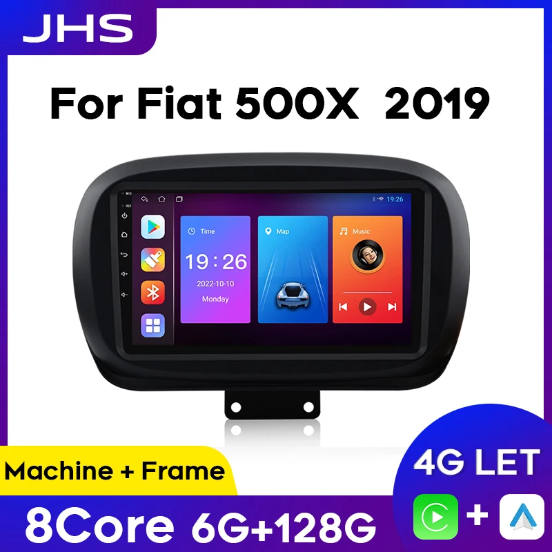 

Wireless Carplay Android Auto Car Radio Player For Fiat 500X 2019 Multimedia Video GPS Autoradio DSP Stereo Car Screen