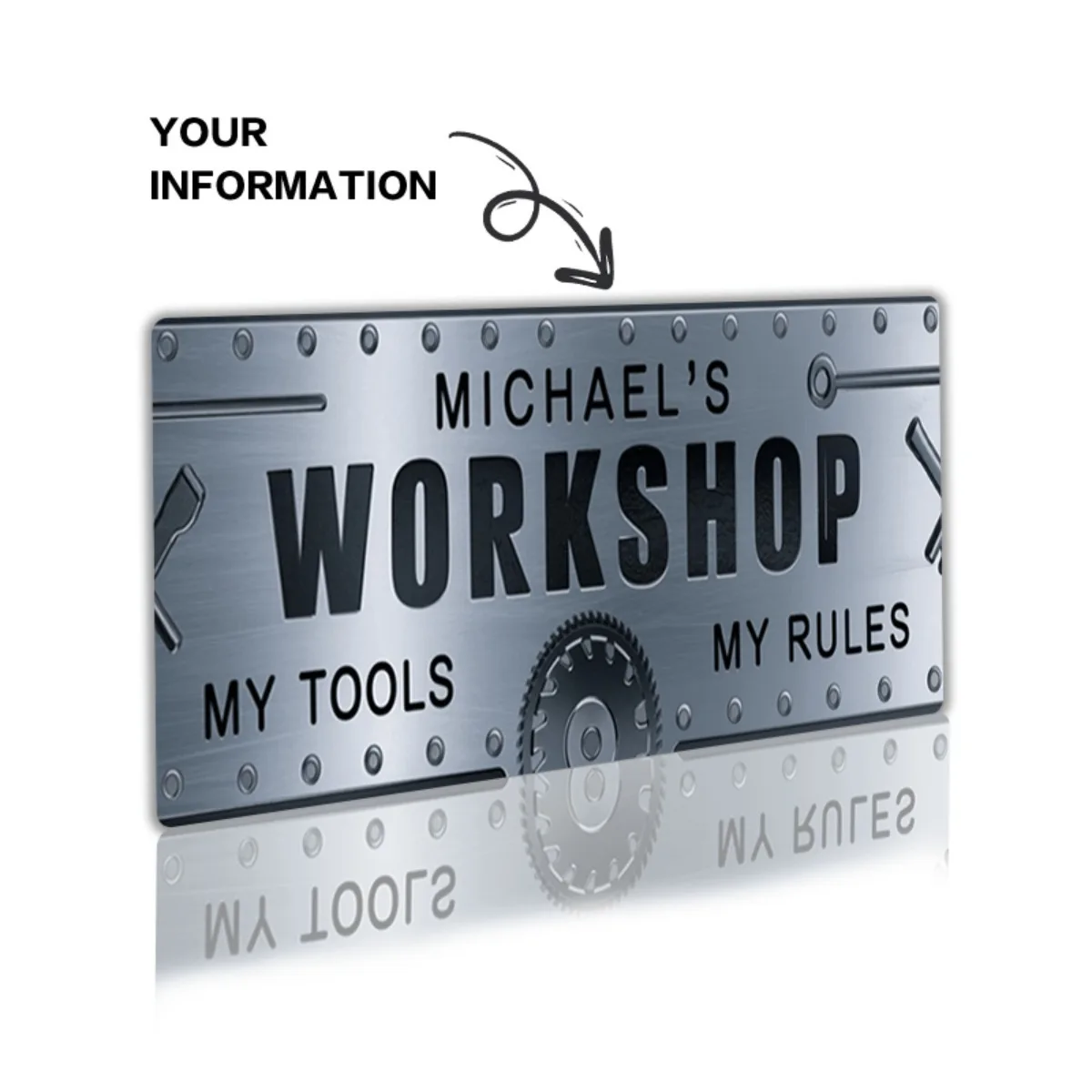 Personalized Name Workshop Alu - огляд і ціна Workshop Tools Name