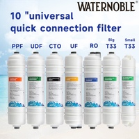 Waternoble 10 Inch Water Filter Replacement Activated Carbon Filter for Chlorine Removal Water Purification & Reverse Osmosis