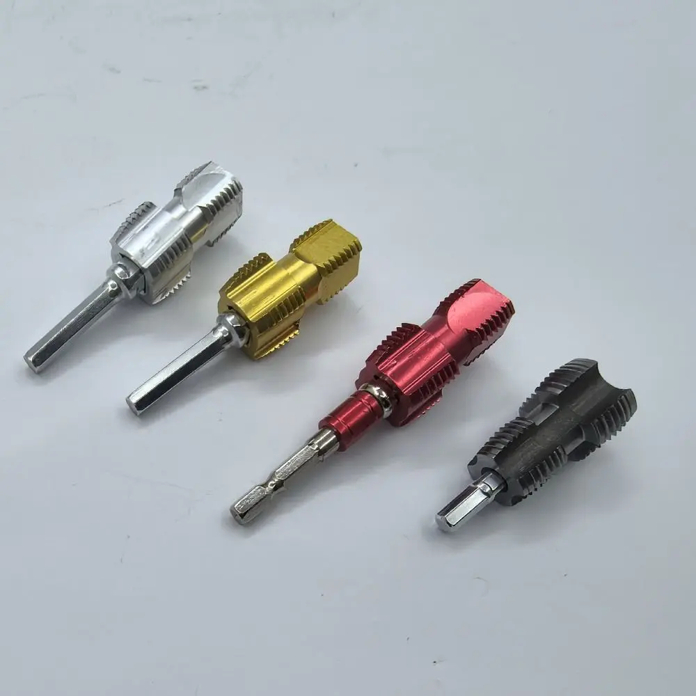 Hexagonal Pipe Expansion Adapter High Hardness Threading Pipe Inner Hole Drill Water Pipe Puncher Wear-resistant