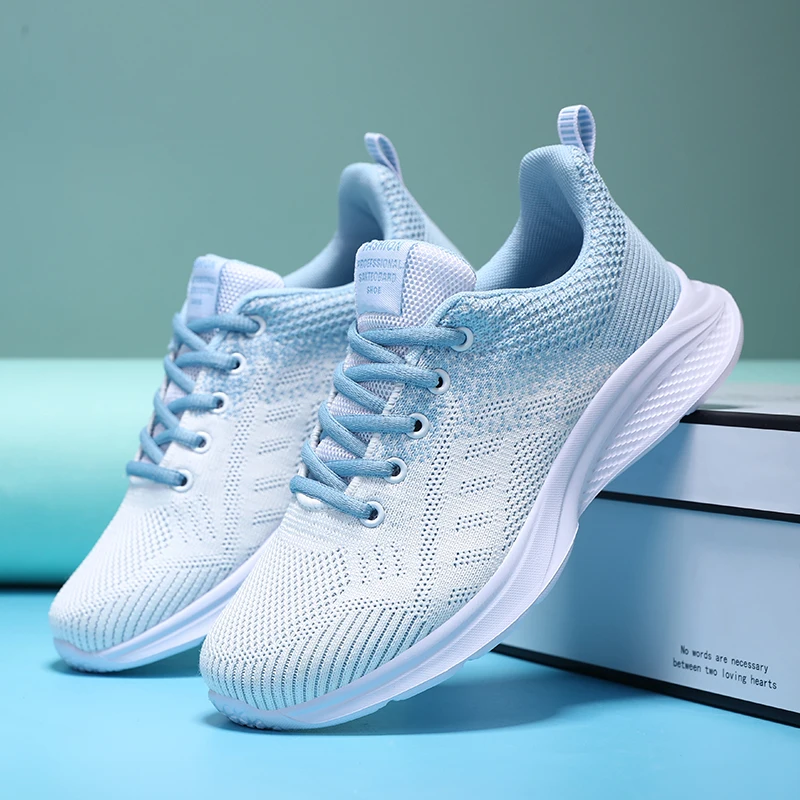 Shoes for Women Mesh Sneakers 2023 New Breathable Women Sneakers Lightweight and Comfortable Plus Size Outdoors Running Shoes