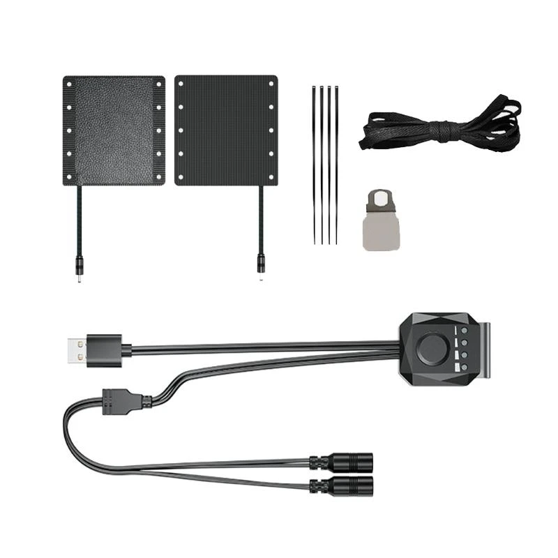 

SZCH Motorbike Bike ATV 5V USB Heated Grips Warmer Pad Kits with Wires and Switch