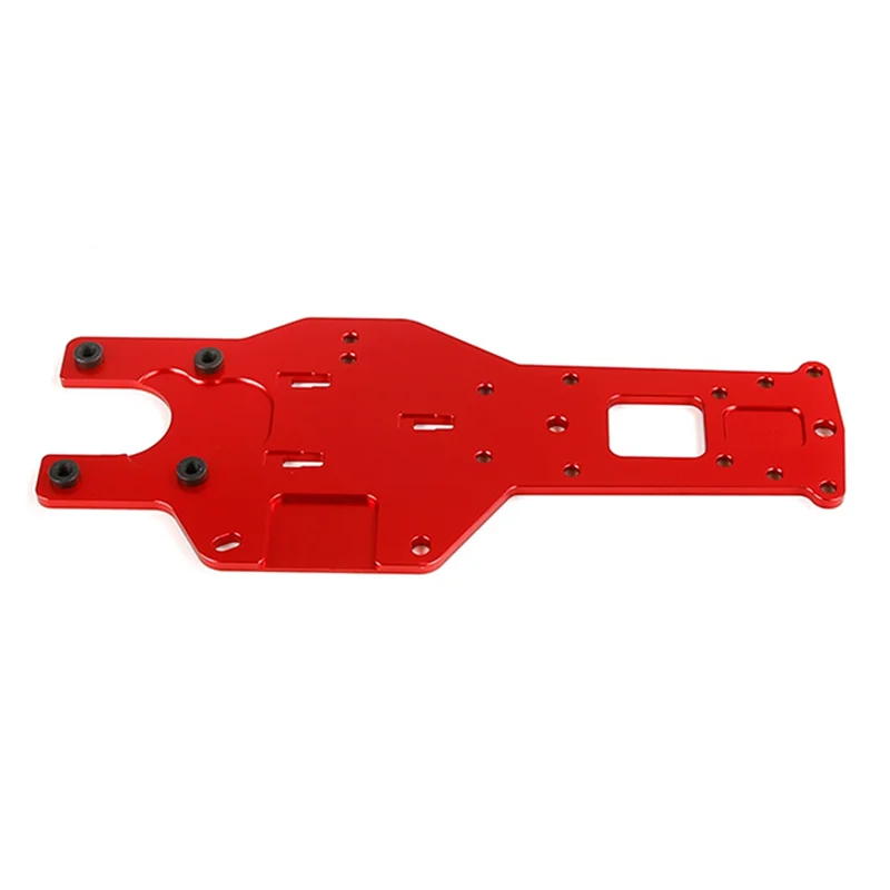 CNC Metal Thickening Lathe Rear Floor for 1/5 HPI ROFUN BAHA KM ROVAN BAJA 5B 5T 5SC TRUCK TOYS PARTS,Red