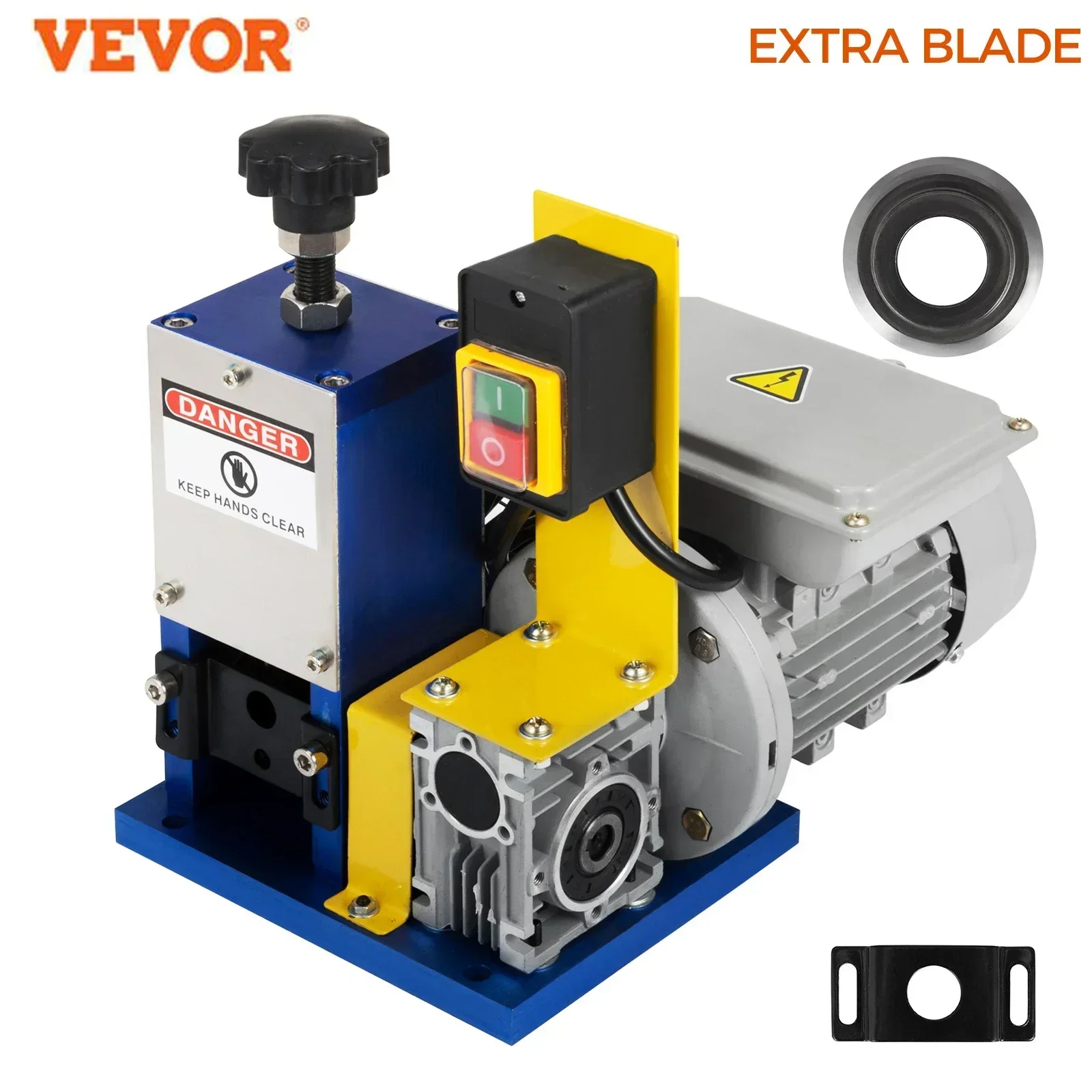 VEVOR Electric Wire Stripping Machine Cable Stripper 1.5-25mm Copper 220V/110V Portable Automatic Wire Stripper Single Phase