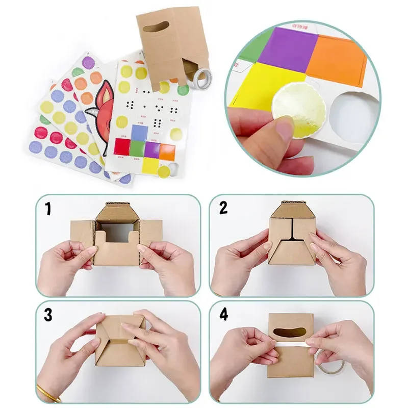 Montessori Parochie Activiteiten Open leermaterialen Digitale kleursorteerspellen Zintuiglijke training Educatief speelgoed voor kinderen