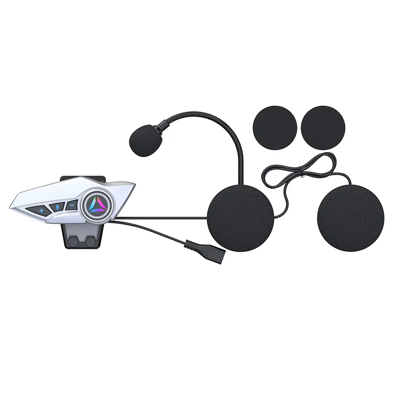 Motorcycle helmet Bluetooth headset external wireless Bluetooth riding takeaway rider headset long battery life equipment