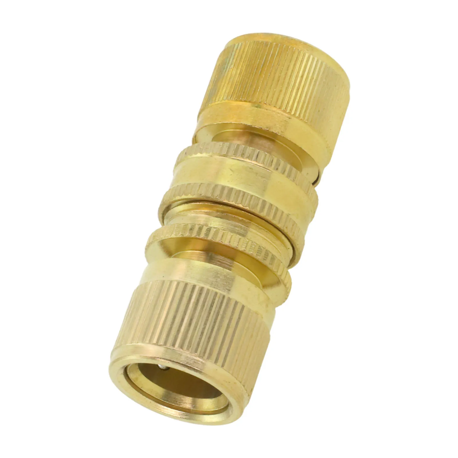 Dual Head For Garden Hose Connector Made from Robust Copper Long Lasting Performance Fits 3/4 Inch for ght Connections