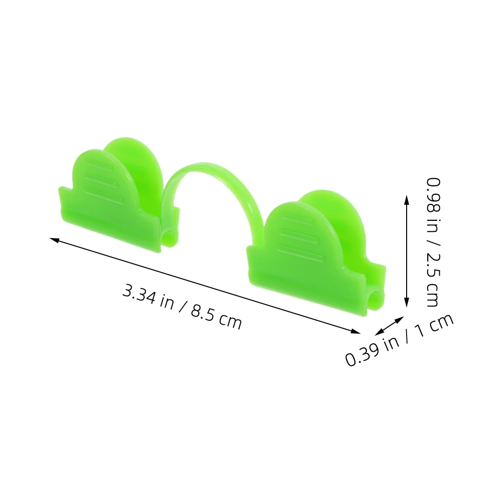 

50 Pcs Windproof Membrane Clamp Greenhouse Clips for Polycarbonate Buckle Rack Light Pvc Pipe Greenhouses