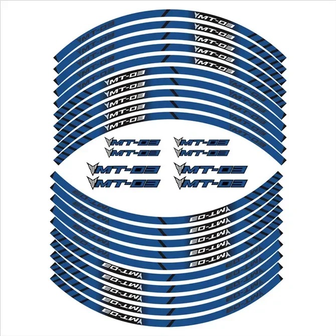قطع غيار الدراجات النارية كفاف عجلة الديكور ، ملصق صائق-2 ، ياماها ، MT 03 ، MT03