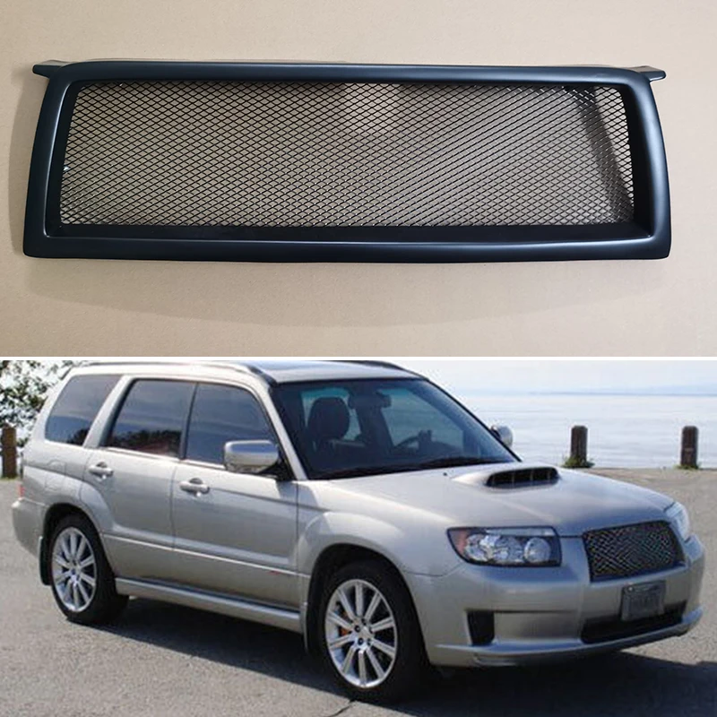 

Fit Subaru Forester 2006 2007 2008 Year Racing Grille Redesign Front Bumper Grill Body Kit Accessories