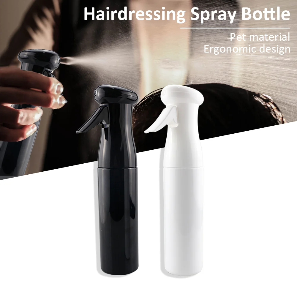 300ML Hairdressing Spray Bottle Fine Mist Continuous Refillable Water Sprayer Salon Barber Hairdresser Hair Styling Care Tools