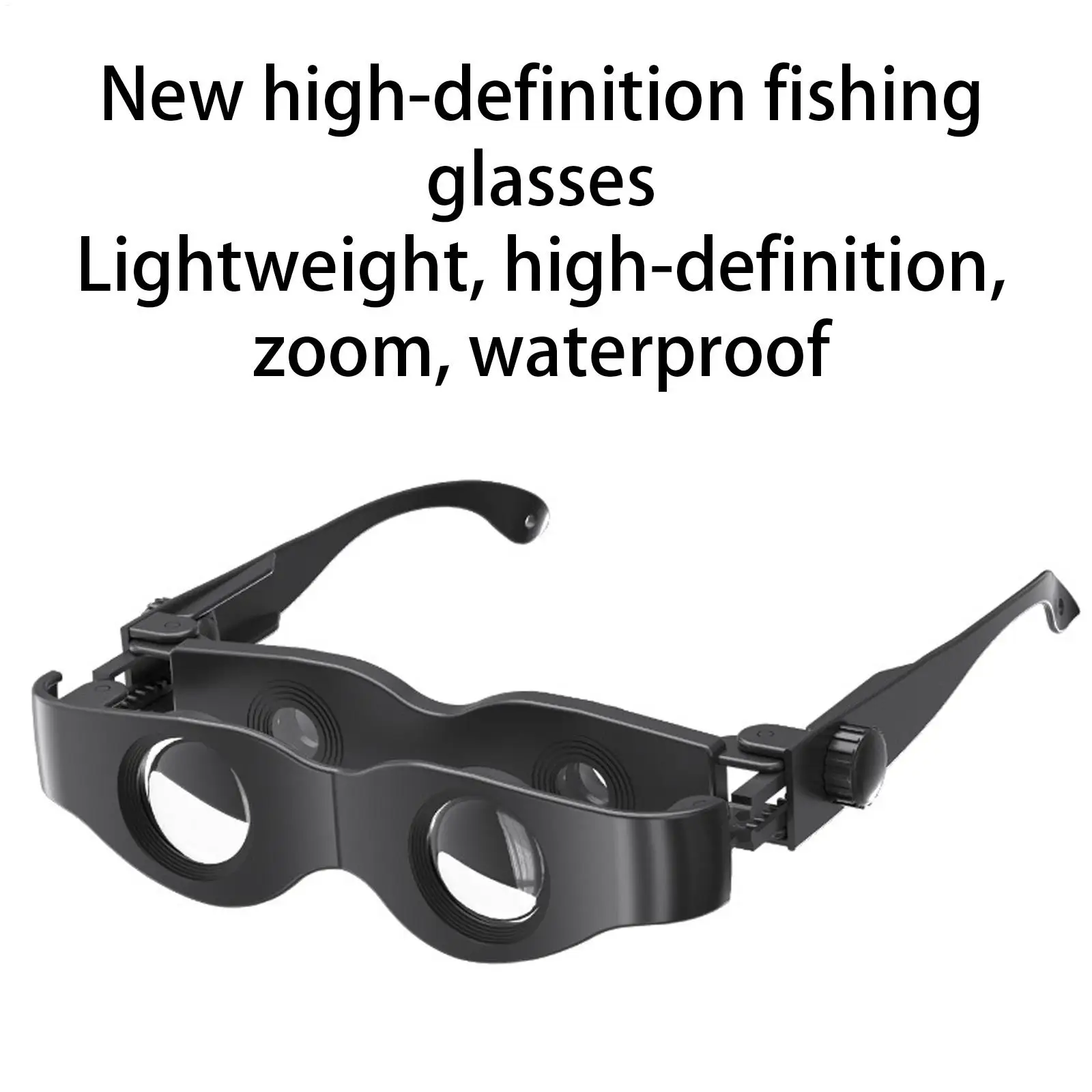 Glasses Fishing Focus Adjustable Professional Binoculars Telescope Magnifier Glasses Hands-Free Wearable For Theater TV Sight