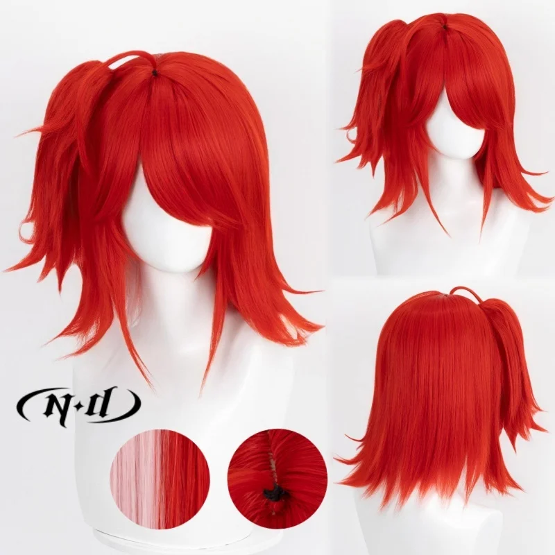 ND Exusiai the New Covenant Cosplay Wigs Hairpiece Arknights Cosplay Hair Wigs for Comic Con Coser Heat Resistant Synthetic