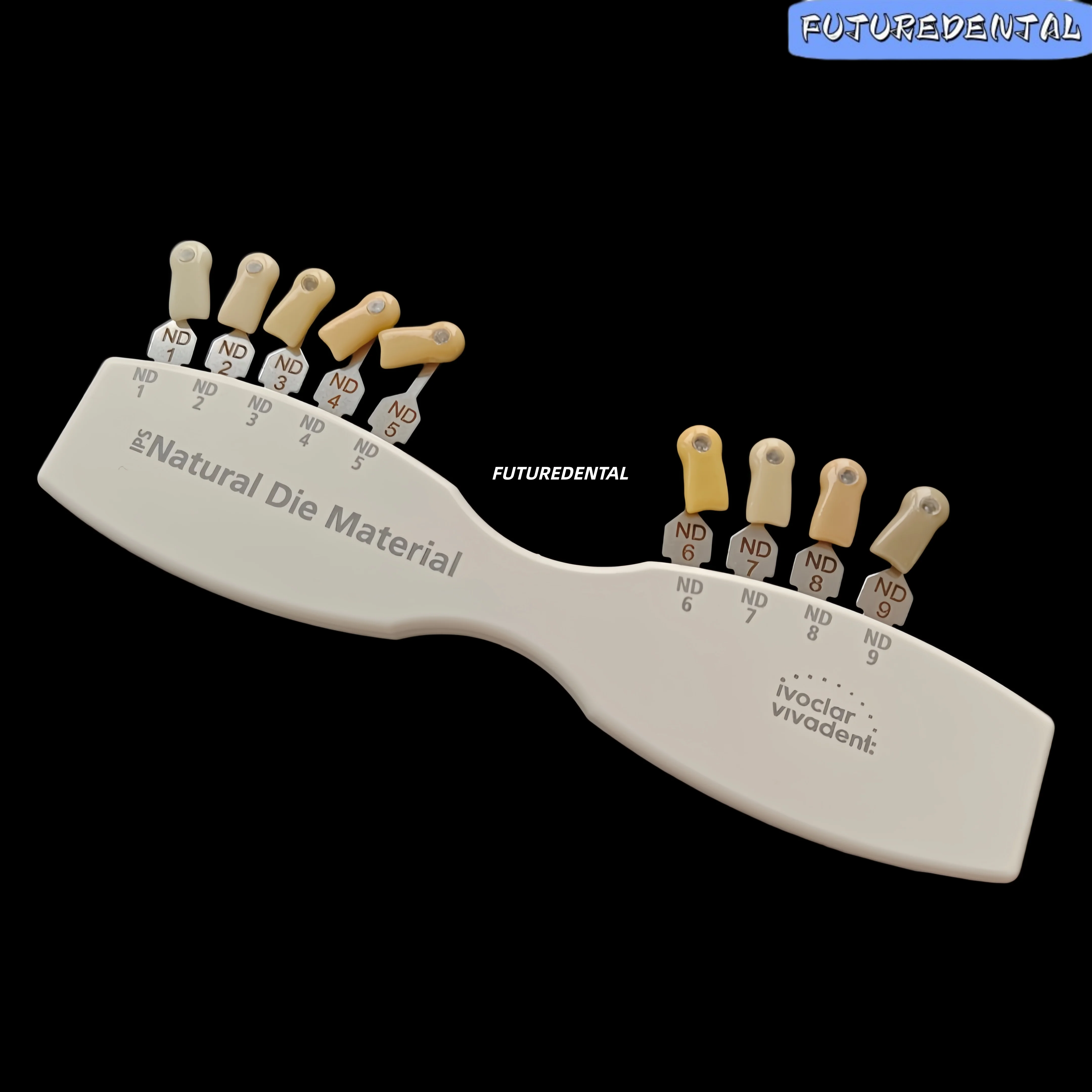 Professional 20 Shades Tooth Shade Guide Integrated Dental Aesthetic VITA Classic Shade Guide for Whitening Comparison