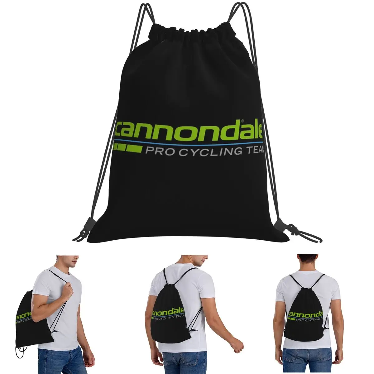 

Cannondales Backpacks Casual Drawstring Bags Sundries Bag Book Bags for Man Woman Students