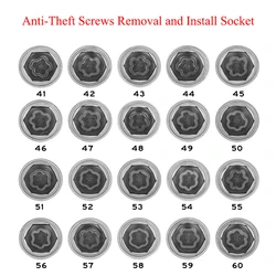 Wheel Locking Nut Key Kit Anti-Theft Screw Remover For BMW