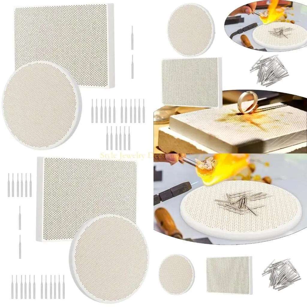 

D46E универсальная кварцевая сотовая доска, набор ювелирных инструментов, паяльные доски для ювелиров и мастеров-сделателей, и