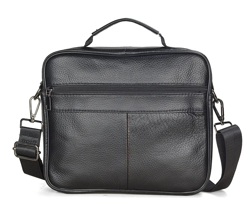 Neuankömmling Männer Umhängetasche Herren Echt leder Umhängetasche Junge Kaffee mittelgroße Handtaschen Tasche natürliche Haut Männer Aktentasche – Detail 13