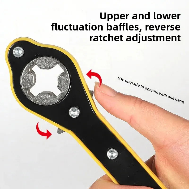 Car Labor-saving Jack Ratchet Wrench Scissor Jack Garage Tire Wheel Lug Wrench Handle Labor-saving Wrench Car Repair Tool