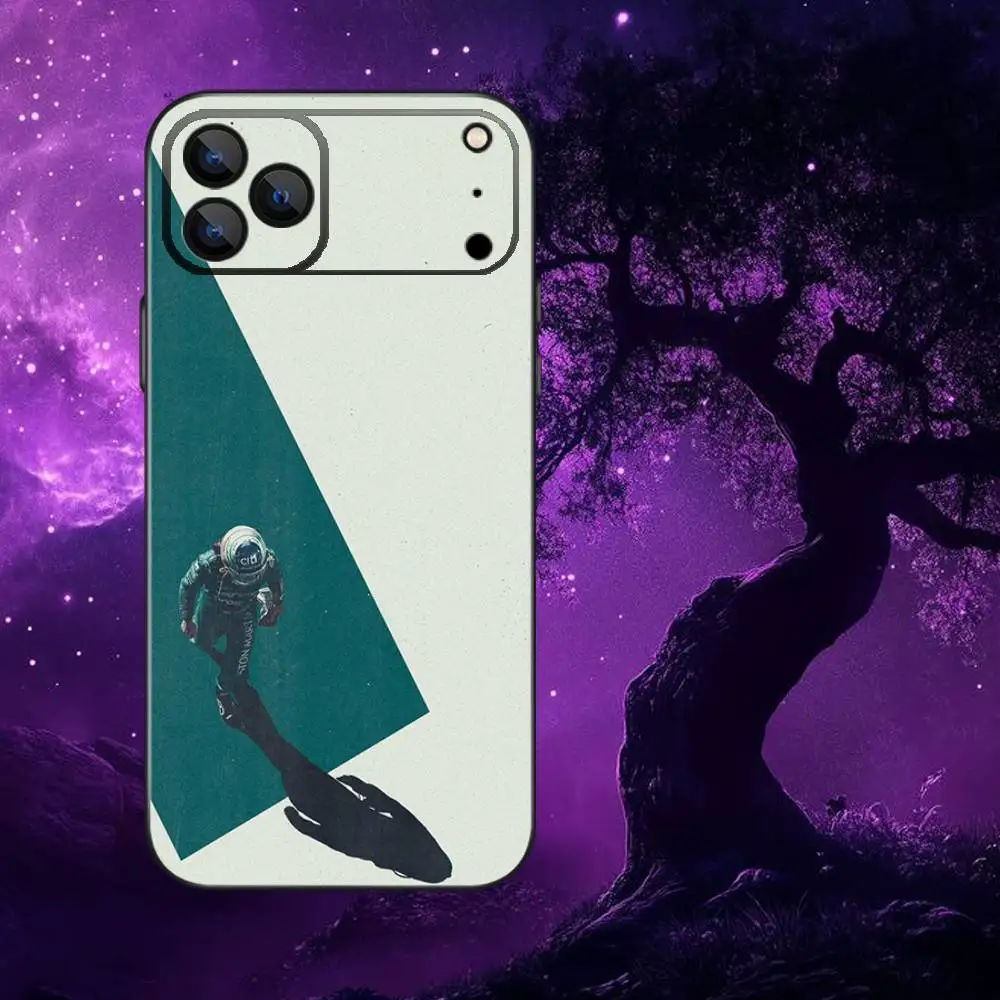 Funda de teléfono Racing 14 F-FernandoS A-Alonso para iPhone 17,16,15,14,13,12,Pro,Max,Plus,E,SE4,Air,Mini caja suave negra